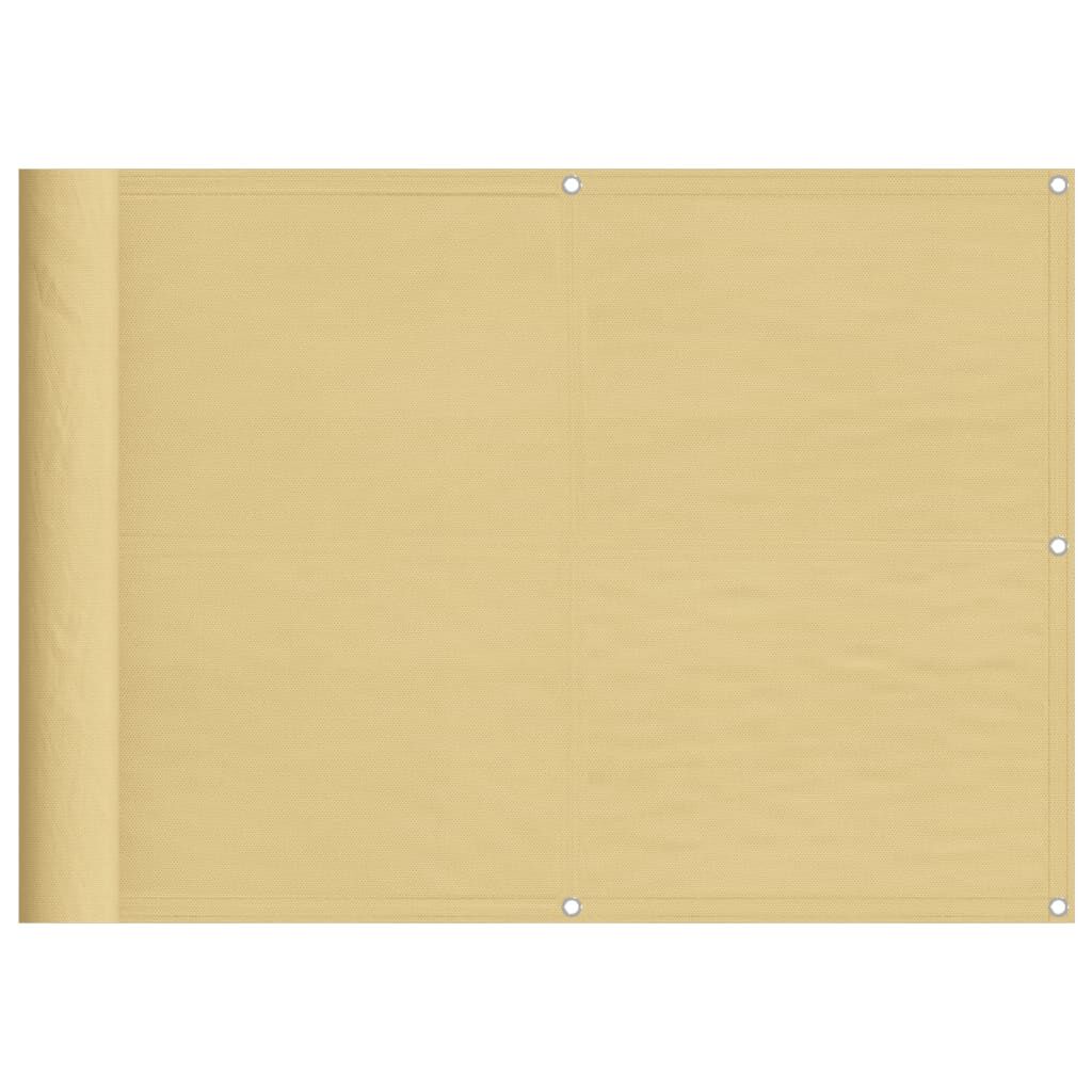 vidaXL Διαχωριστικό Βεράντας Άμμου 75x700εκ 100% Πολ. Ύφασμα Oxford