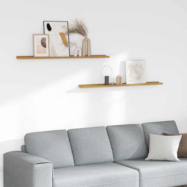 vidaXL &Rho;ά&phi;&iota; &Tau;&omicron;ί&chi;&omicron;&upsilon; 2 pcs &Mu;&pi;&epsilon;&zeta; 115 x 9 x 3 cm &Epsilon;&pi;&epsilon;&xi;&epsilon;&rho;&gamma;&alpha;&sigma;&mu;έ&nu;&omicron; &xi;ύ&lambda;&omicron;