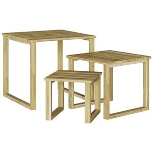 vidaXL &tau;&rho;&alpha;&pi;έ&zeta;&iota; 3 &tau;&mu;&chi;. &Phi;&upsilon;&sigma;&iota;&kappa;ό 50,5 x 50 x 46 &epsilon;&kappa;.