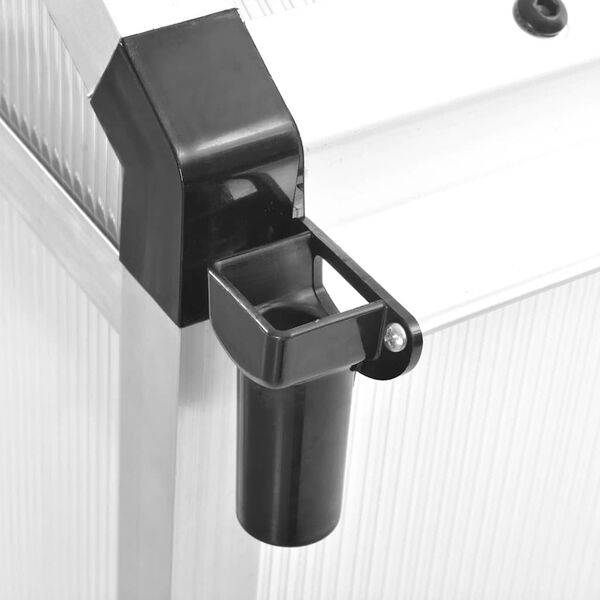 vidaXL &Theta;&epsilon;&rho;&mu;&omicron;&kappa;ή&pi;&iota;&omicron; 421 x 190 x 195 &epsilon;&kappa;. 15,6 &mu;&sup3; &Alpha;&lambda;&omicron;&upsilon;&mu;&iota;&nu;ί&omicron;&upsilon;