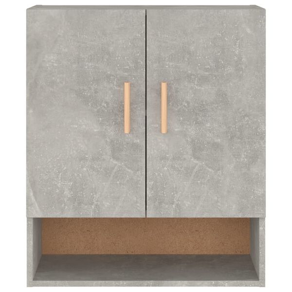 vidaXL Ντουλάπι Τοίχου Γκρι Σκυρ. 60x31x70 εκ. Επεξεργασμένο Ξύλο