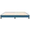 vidaXL Κρεβάτι Boxspring χωρίς Στρώμα Σκούρο Μπλε 200x220 εκ Βελούδινο