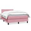 vidaXL &Kappa;&rho;&epsilon;&beta;ά&tau;&iota; Boxspring &mu;&epsilon; &Sigma;&tau;&rho;ώ&mu;&alpha; &Rho;&omicron;&zeta; 120x210 &epsilon;&kappa;. &Beta;&epsilon;&lambda;&omicron;ύ&delta;&iota;&nu;&omicron;