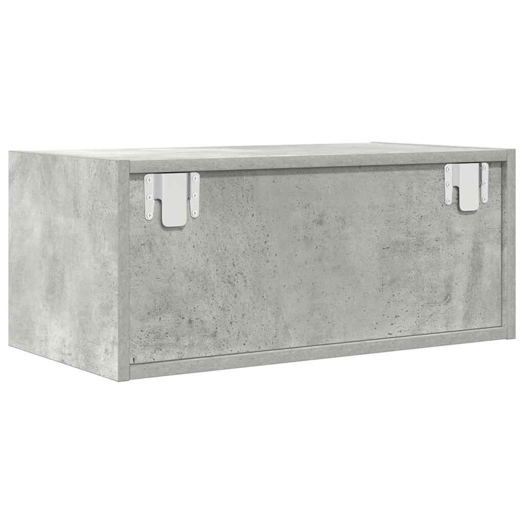vidaXL Έπιπλο Τηλεόρασης Γκρι μπετόν 60x31x25,5 εκ. Επεξεργασμένο Ξύλο