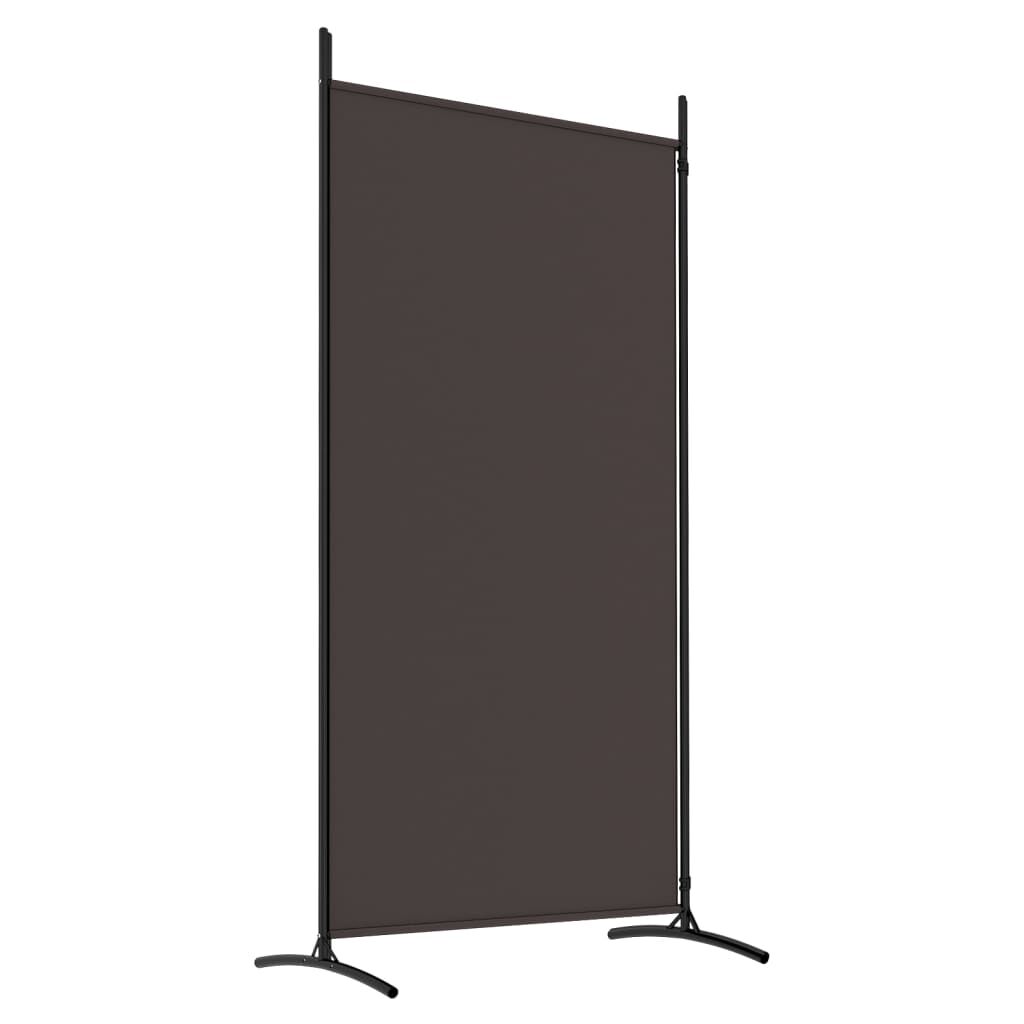 vidaXL Διαχωριστικό Δωματίου με 2 Πάνελ Καφέ 175 x 180 εκ. από Ύφασμα