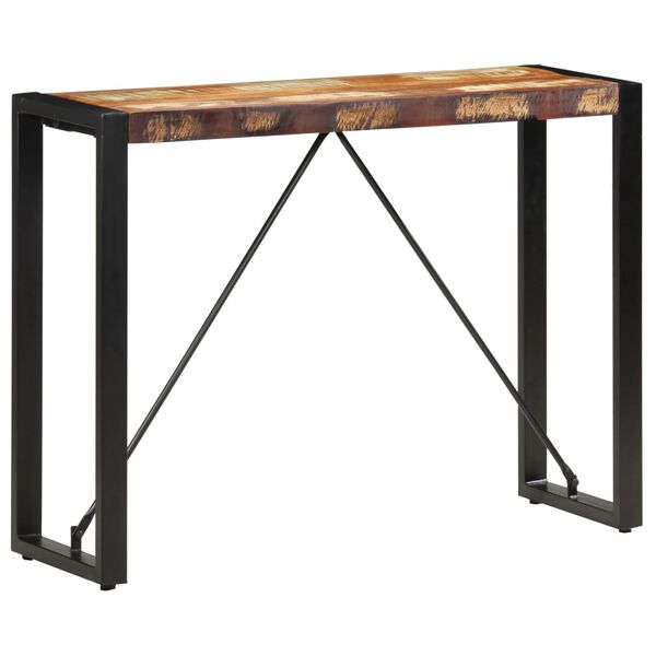 vidaXL Κονσόλα Τραπέζι 110 x 35 x 76 εκ. από Μασίφ Ανακυκλωμένο Ξύλο