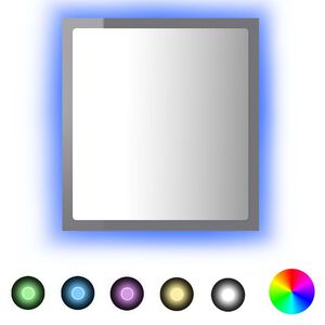 vidaXL &Kappa;&alpha;&theta;&rho;έ&phi;&tau;&eta;&sigmaf; &Mu;&pi;ά&nu;&iota;&omicron;&upsilon; &mu;&epsilon; LED &Gamma;&upsilon;&alpha;&lambda;. &Gamma;&kappa;&rho;&iota; 40x8,5x37 &epsilon;&kappa;. &Alpha;&kappa;&rho;&upsilon;&lambda;&iota;&kappa;ό&sigmaf;