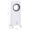 vidaXL Air Cooler Φορητό 2 σε 1 80 W