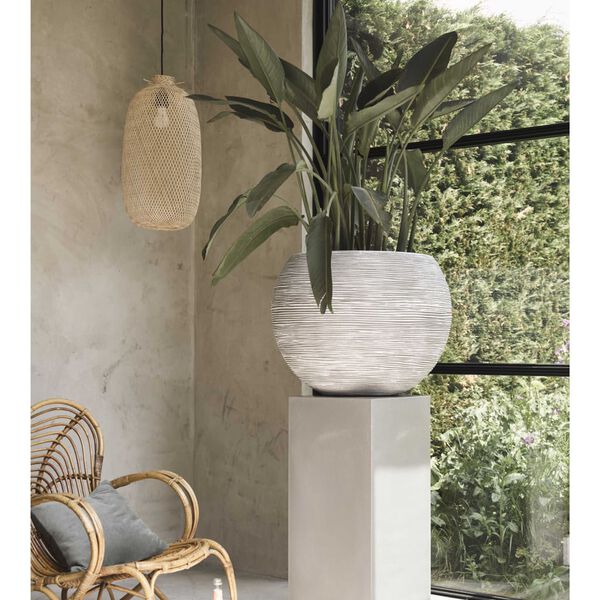 Capi Βάζο Nature Rib Σφαιρικό Ιβουάρ 62 x 48 εκ. KOFI271