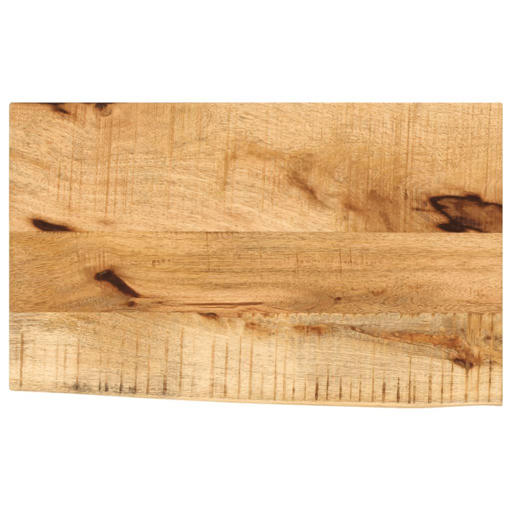 vidaXL Επιφάνεια Τραπεζιού 40x30x3,8 εκ. Live Edge Μασίφ Ξύλο Μάνγκο