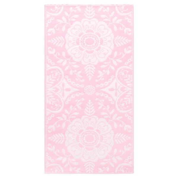 vidaXL Χαλί εξωτερικού χώρου ARAKIL ροζ 80x150 cm PP