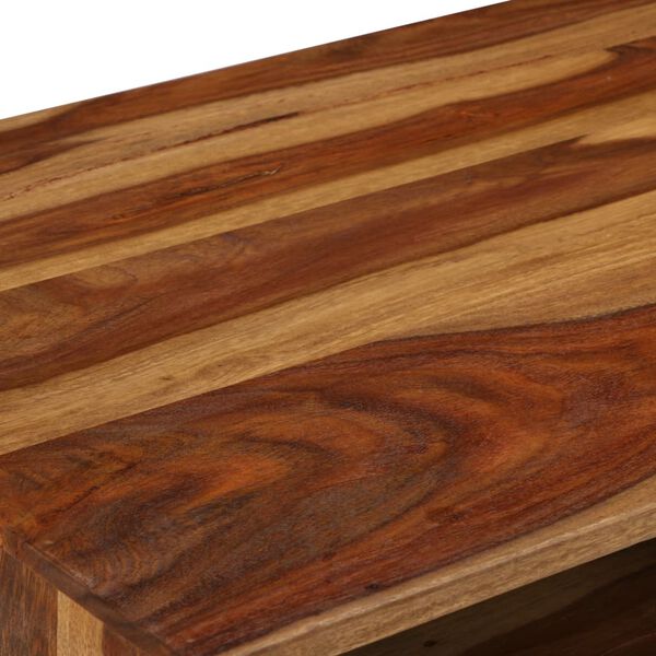 vidaXL Τραπεζάκι Σαλονιού Μελί 110 x 50 x 37 εκ. Μασίφ Ξύλο Ακακίας