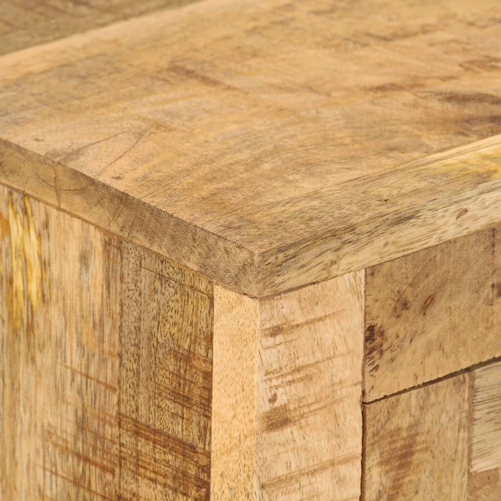 vidaXL Κονσόλα 110 x 30 x 74 εκ. από Ακατέργαστο Ξύλο Μάνγκο