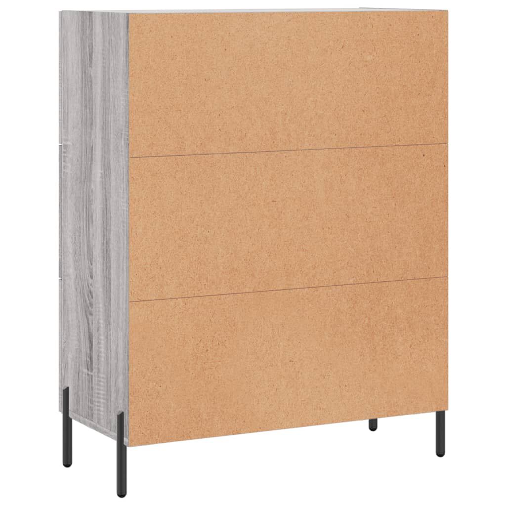 vidaXL Ντουλάπι Γκρι Sonoma 69,5 x 34 x 90 εκ. από Επεξεργασμένο Ξύλο