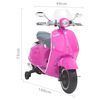 vidaXL Παιχνίδι Ηλεκτρικό Μοτοσικλέτα Vespa GTS300 Ροζ