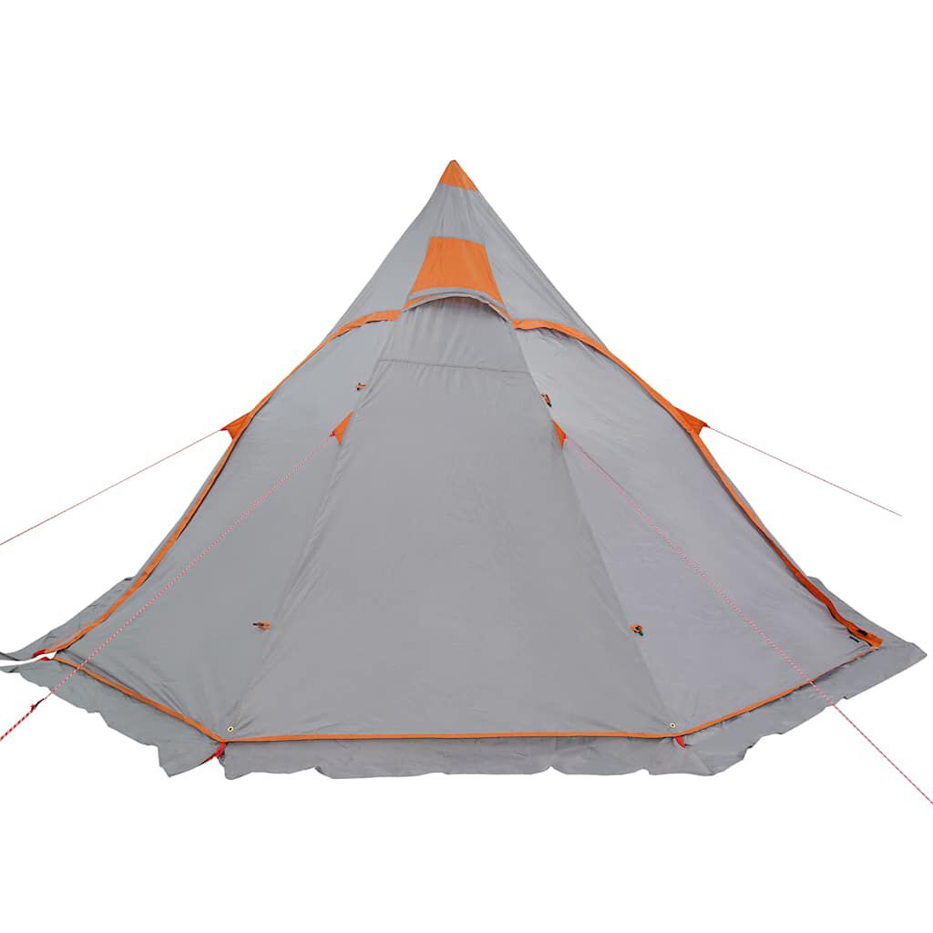 vidaXL Σκηνή Κάμπινγκ Tipi 5 Ατόμων Αδιάβροχη Γκρι