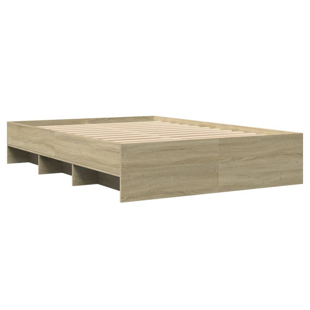 vidaXL Πλαίσιο Κρεβατιού Χωρ. Στρώμα Sonoma Δρυς 120x200εκ. Επ. Ξύλο