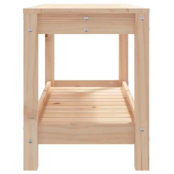 vidaXL Παγκάκι Κήπου 82,5 x 35 x 45 εκ. από Μασίφ Ξύλο Πεύκου