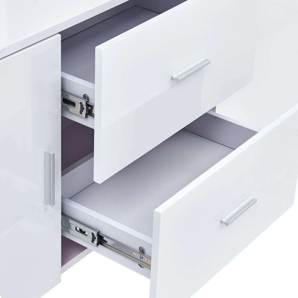 vidaXL Μπουφές Λευκός 160 x 40 x 70 εκ. από MDF