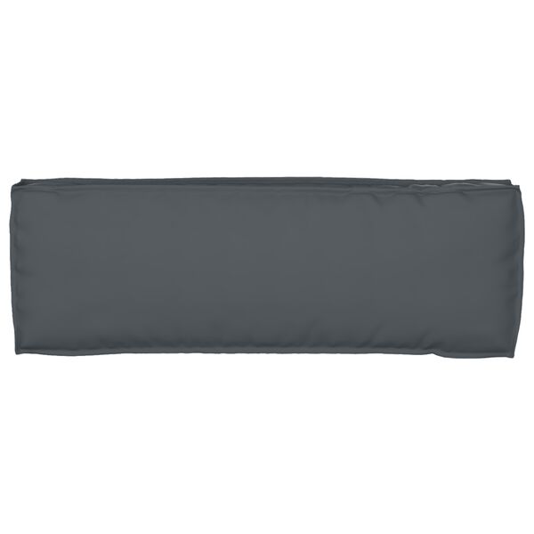 vidaXL Μαξιλάρι παλέτας για πάγκο Ανθρακί 120 x 40 x 8 εκ