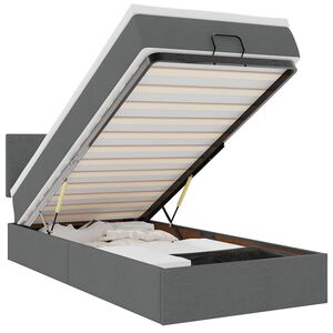 vidaXL &Omicron;&theta;&omega;&mu;&alpha;&nu;&iota;&kappa;ό &kappa;&rho;&epsilon;&beta;ά&tau;&iota; &mu;&epsilon; &sigma;&tau;&rho;ώ&mu;&alpha; &sigma;&kappa;&omicron;ύ&rho;&omicron; &gamma;&kappa;&rho;&iota; 90x190cm ύ&phi;&alpha;&sigma;&mu;&alpha;