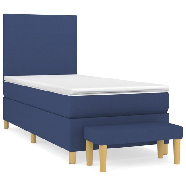 vidaXL &Kappa;&rho;&epsilon;&beta;ά&tau;&iota; Boxspring &mu;&epsilon; &Sigma;&tau;&rho;ώ&mu;&alpha; &Mu;&pi;&lambda;&epsilon; 80x200 &epsilon;&kappa;. &Upsilon;&phi;&alpha;&sigma;&mu;ά&tau;&iota;&nu;&omicron;