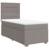vidaXL &Kappa;&rho;&epsilon;&beta;ά&tau;&iota; Boxspring &mu;&epsilon; &Sigma;&tau;&rho;ώ&mu;&alpha; Taupe 90x200 &epsilon;&kappa;. &Upsilon;&phi;&alpha;&sigma;&mu;ά&tau;&iota;&nu;&omicron;