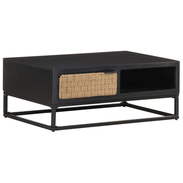 vidaXL Τραπεζάκι Σαλονιού 90 x 60 x 35 εκ. από Μασίφ Ξύλο Μάνγκο