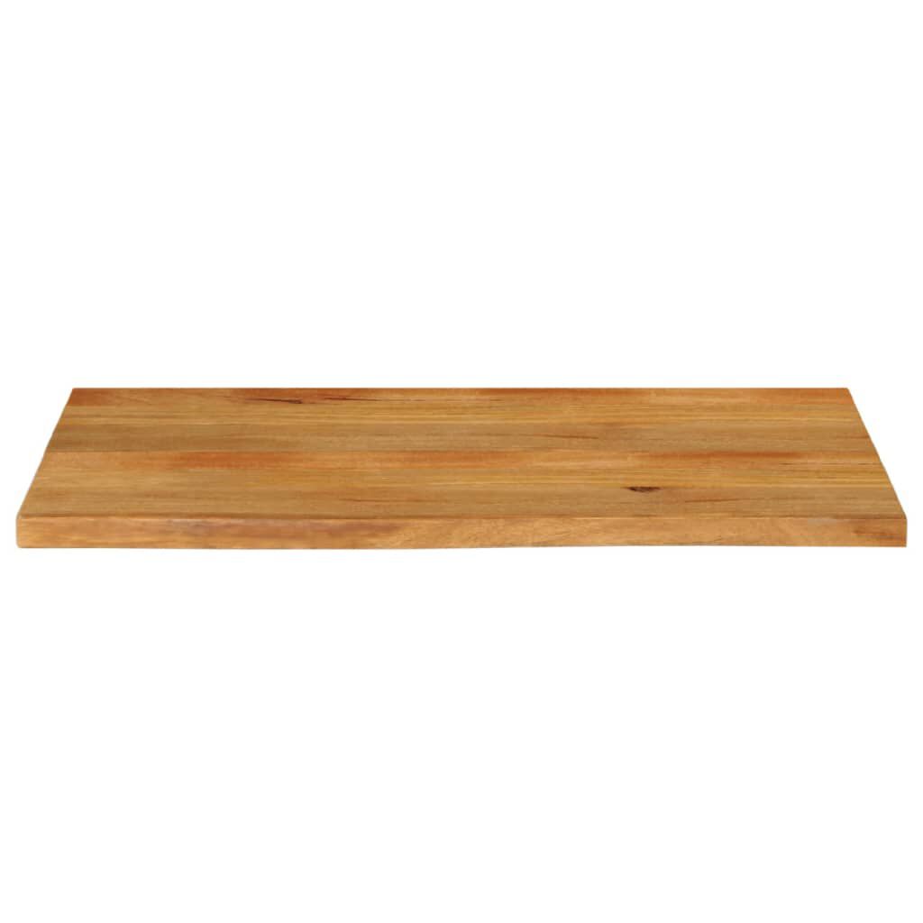 vidaXL Επιφάνεια Τραπεζιού 100x60x2,5 εκ. Live Edge Μασίφ Ξύλο Μάνγκο