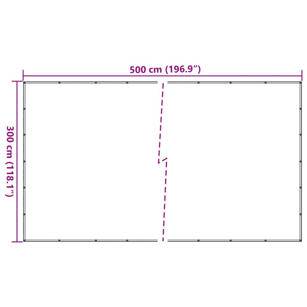 vidaXL Δίχτυ Συγκράτησης Φορτίου Μαύρο 3 x 5 μ. από HDPE