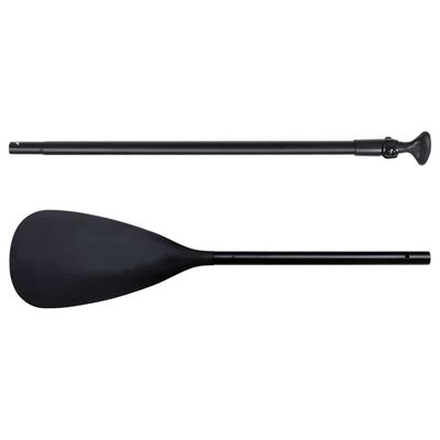 vidaXL Σανίδα SUP Φουσκωτή Σετ Μαύρη 300 x 76 x 10 εκ.