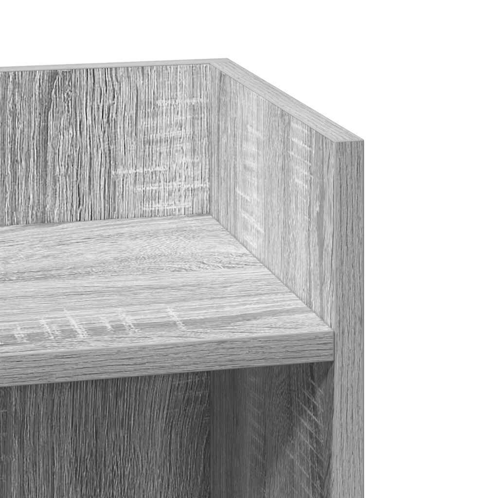 vidaXL Τραπεζάκι με ράφι Γκρι Sonoma 25,5x27x60 εκ.