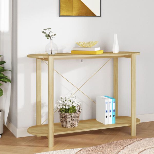 vidaXL Τραπέζι Κονσόλα 110 x 38 x 75 εκ. από Επεξεργασμένο Ξύλο