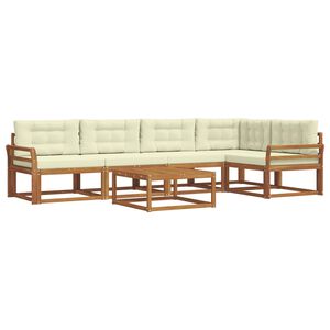 vidaXL &Sigma;&epsilon;&iota;&rho;ά &Kappa;&alpha;&nu;&alpha;&pi;έ &Epsilon;&xi;&omega;&tau;&epsilon;&rho;&iota;&kappa;&omicron;ύ &mu;&epsilon; &mu;&alpha;&xi;&iota;&lambda;ά&rho;&iota; 6 pcs &Phi;&upsilon;&sigma;&iota;&kappa;ό &kappa;&alpha;&iota; &Kappa;&rho;έ&mu;&alpha;