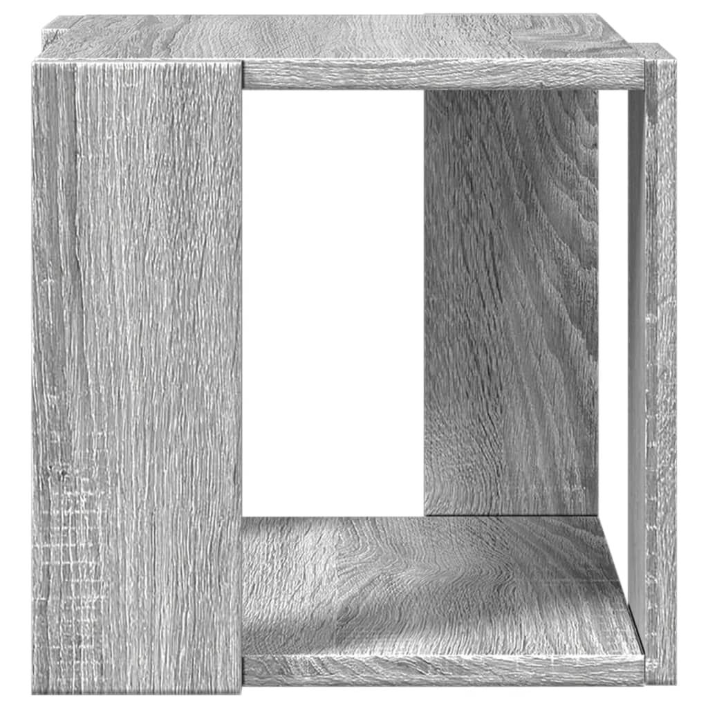 vidaXL Τραπεζάκι Σαλονιού Γκρι Sonoma 32x32x30 εκ. Επεξεργασμένο Ξύλο