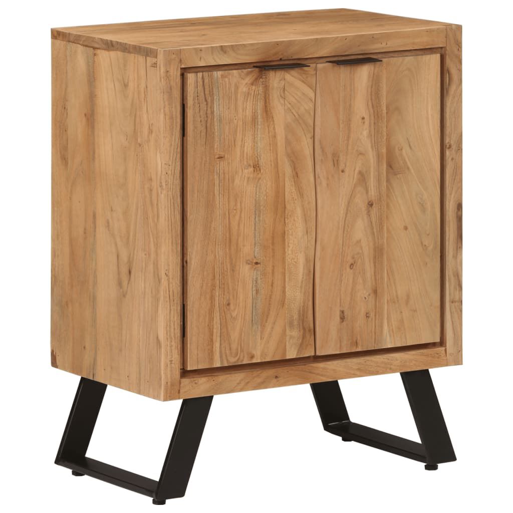 vidaXL Ντουλάπι με 2 Πόρτες 55 x 36 x 72 εκ. από Μασίφ Ξύλο Ακακίας