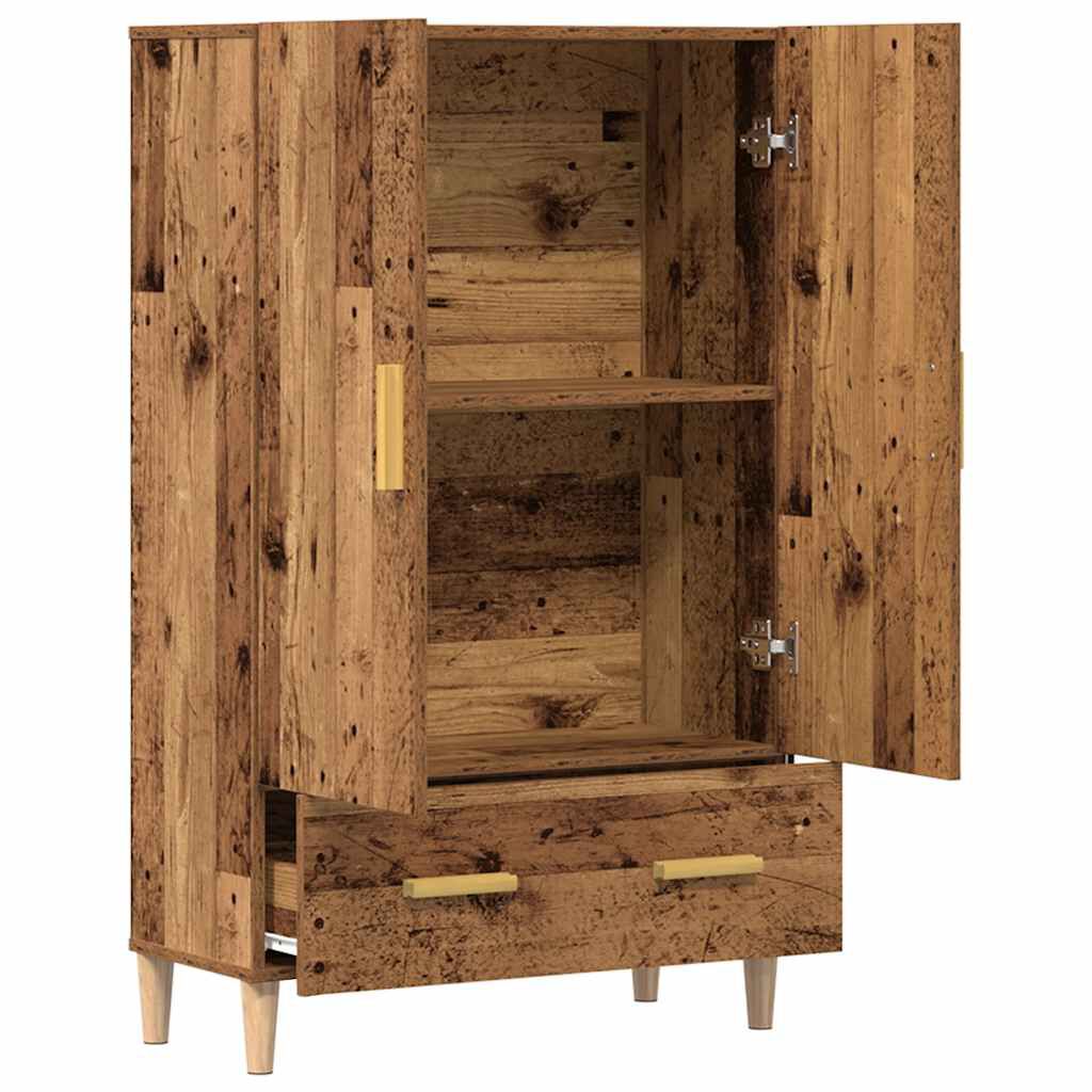 vidaXL Ντουλάπι Παλιό ξύλο 70x31x115 cm Κατασκευασμένο ξύλο
