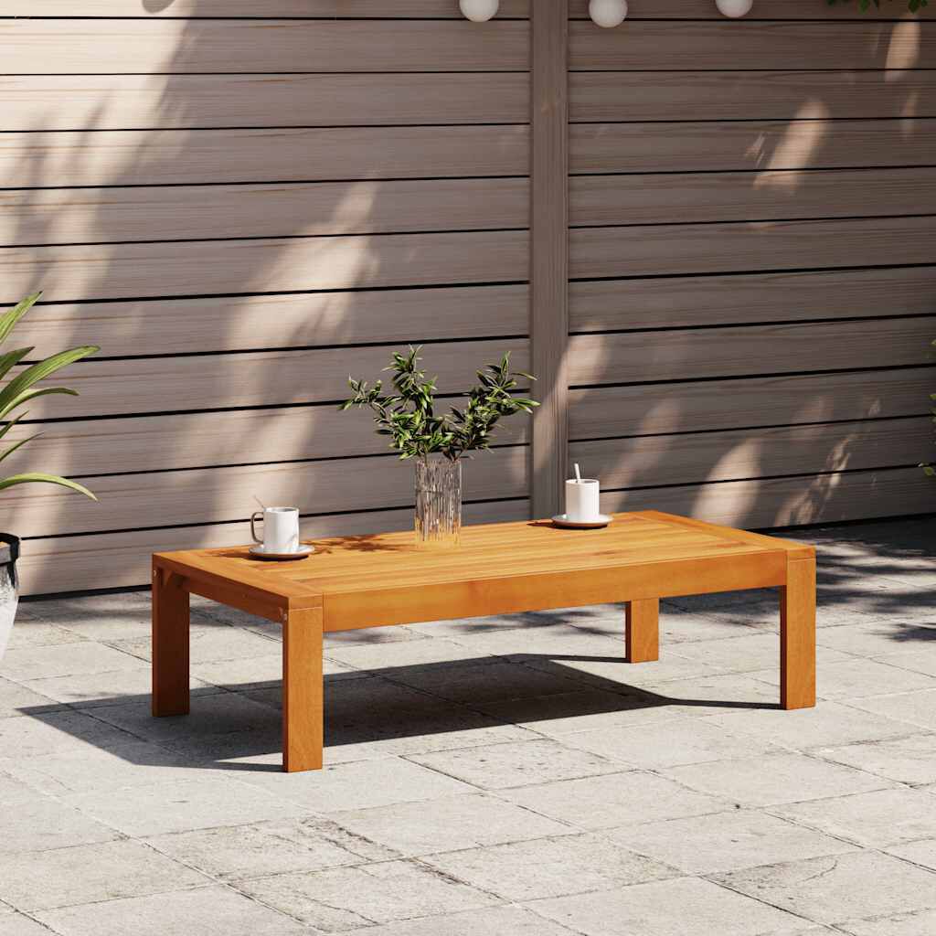 vidaXL Τραπέζι Κήπου 100 x 50 x 27 εκ. από Μασίφ Ξύλο Ακακίας
