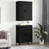 vidaXL Highboard &Mu;&alpha;ύ&rho;&eta; &delta;&rho;&upsilon;&sigmaf; 69,5 x 34 x 180 &epsilon;&kappa;. &Epsilon;&pi;&epsilon;&xi;&epsilon;&rho;&gamma;&alpha;&sigma;&mu;έ&nu;&omicron; &xi;ύ&lambda;&omicron;