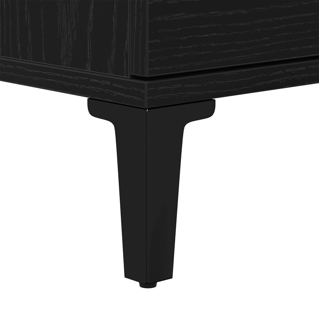 vidaXL Ντουλάπι Νιπτήρα Μαύρη Δρυς 65x33x60 εκ. Ξύλο Επεξεργασμένο
