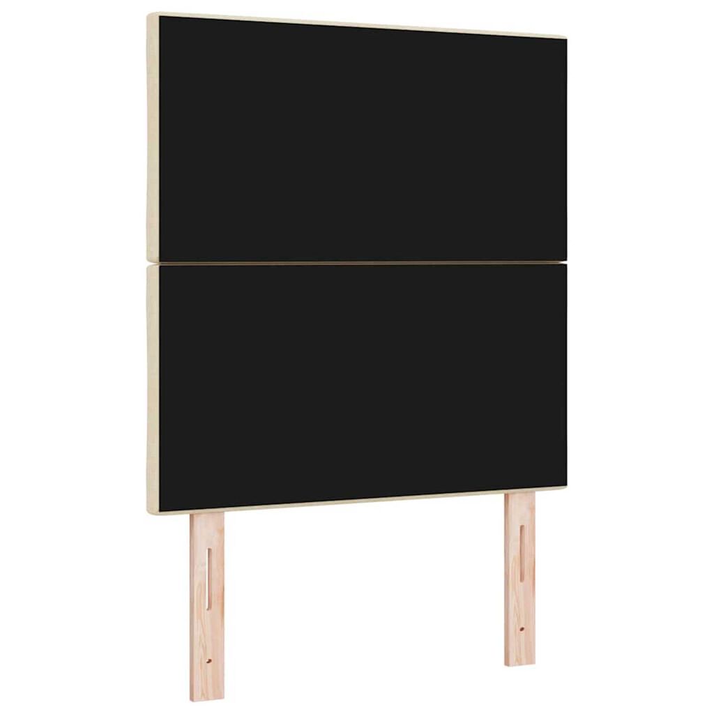 vidaXL Υφασμάτινο Κεφαλάρι Geometric με κεφαλάρι Κρεμ 80 cm ύφασμα
