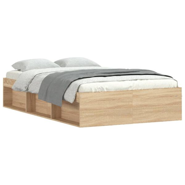 vidaXL Πλαίσιο Κρεβατιού Sonoma Δρυς 120x200 εκ.