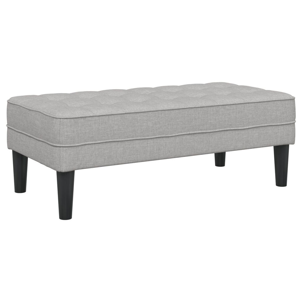 vidaXL Παγκάκι Cloud Γκρι 113x57x39 εκ. Υφάσματος