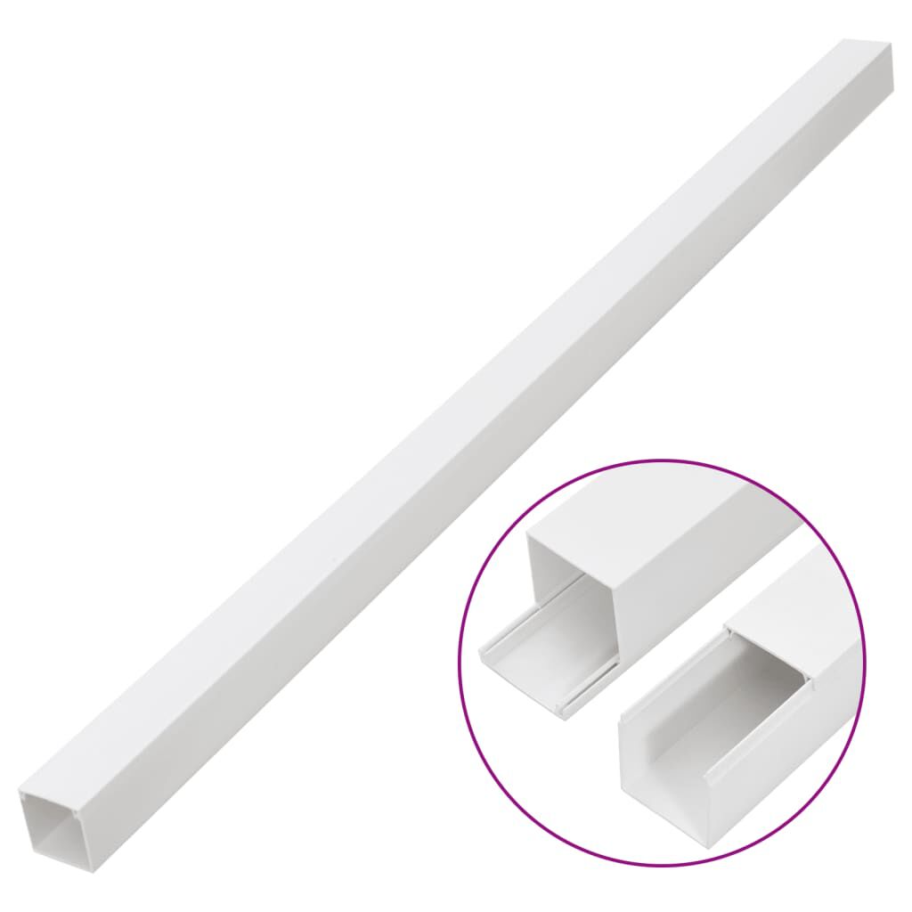 vidaXL Κανάλι Καλωδίων 40 x 25 χιλ. 10 μ. από PVC