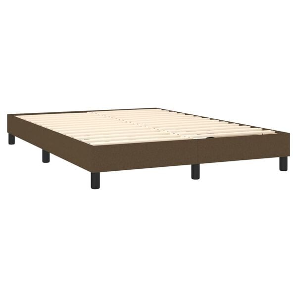 vidaXL &Kappa;&rho;&epsilon;&beta;ά&tau;&iota; Boxspring &mu;&epsilon; &Sigma;&tau;&rho;ώ&mu;&alpha; &Sigma;&kappa;&omicron;ύ&rho;&omicron; &Kappa;&alpha;&phi;έ 140x190 &epsilon;&kappa;. &Upsilon;&phi;&alpha;&sigma;&mu;ά&tau;&iota;&nu;&omicron;