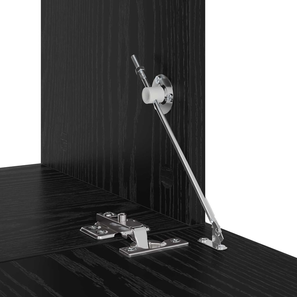 vidaXL Σετ επίπλου τηλεόρασης 8 pcs Μαύρη Δρυς 80 x 30 x 30.5 εκ
