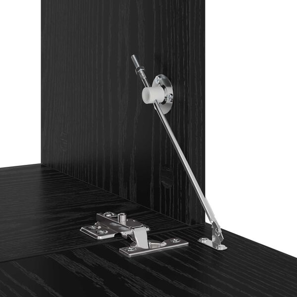 vidaXL Σετ επίπλου τηλεόρασης 8 pcs Μαύρη Δρυς 80 x 30 x 30.5 εκ