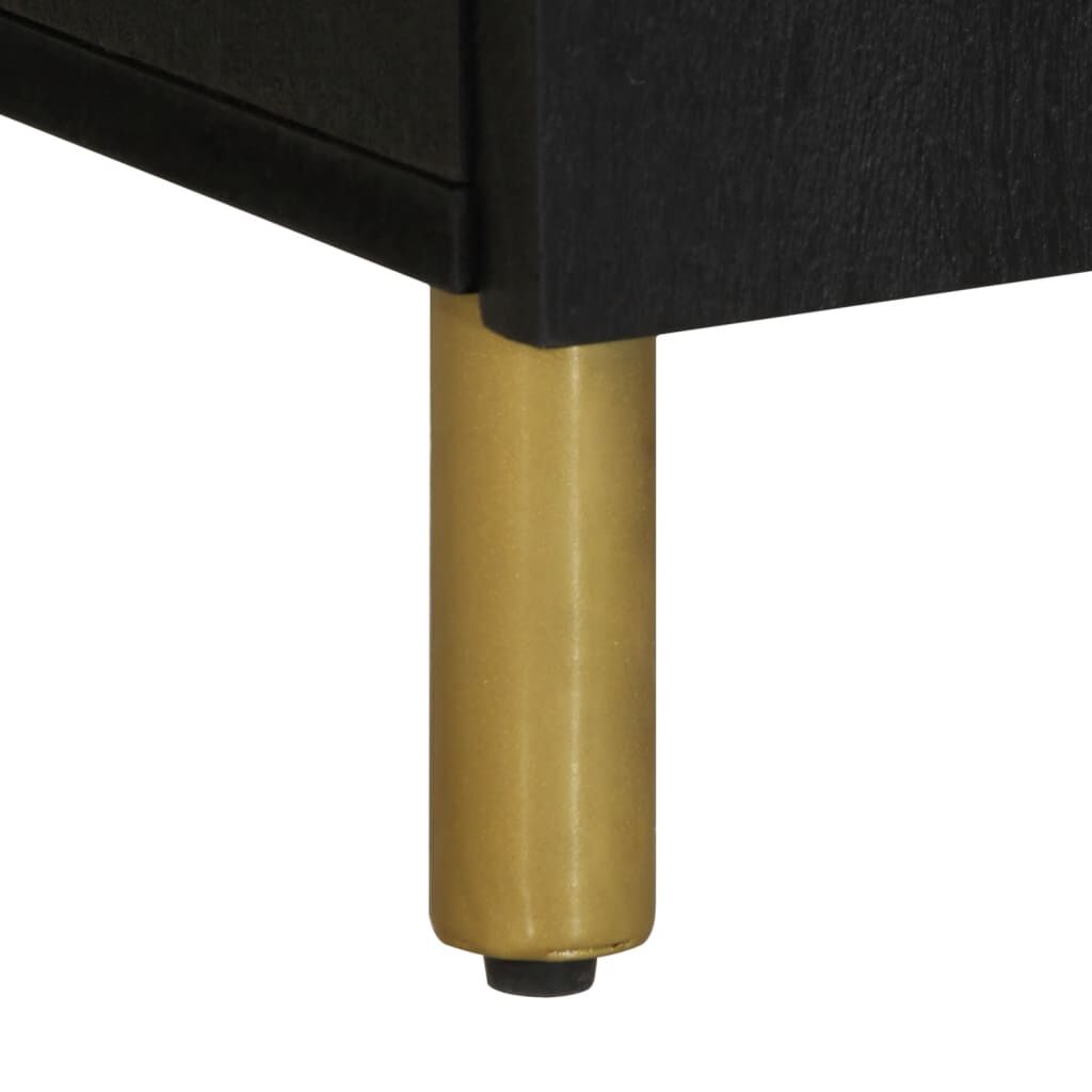 vidaXL Ντουλάπι Μπάνιου Μαύρο 38 x 33 x 58 εκ. Επεξεργασμένο Ξύλο