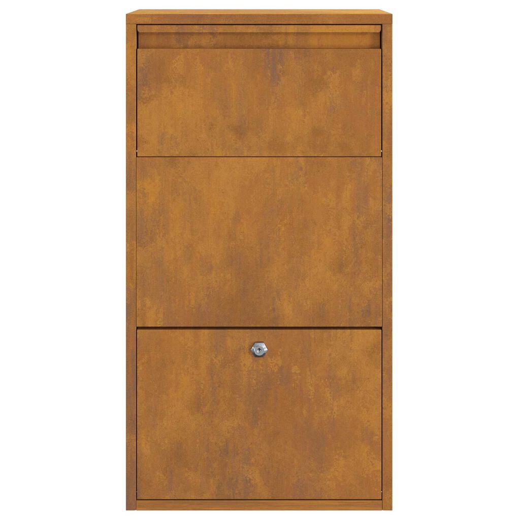 vidaXL Γραμματοκιβώτιο Πακέτων 44x22x82 εκ. Ανθεκτικό Ατσάλι