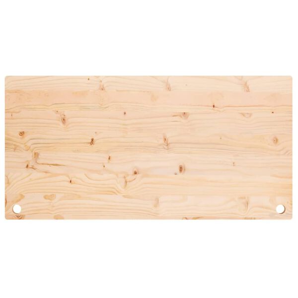 vidaXL Επιφάνεια Γραφείου 110 x 60 x 2,5 εκ. από Μασίφ Ξύλο Πεύκου